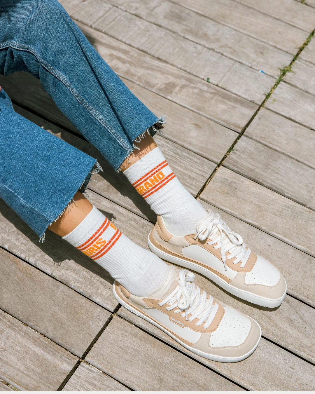 Striped Barefoot Socks Woman