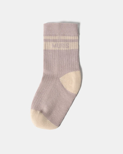 Barefoot Striped Socks Malva Mini